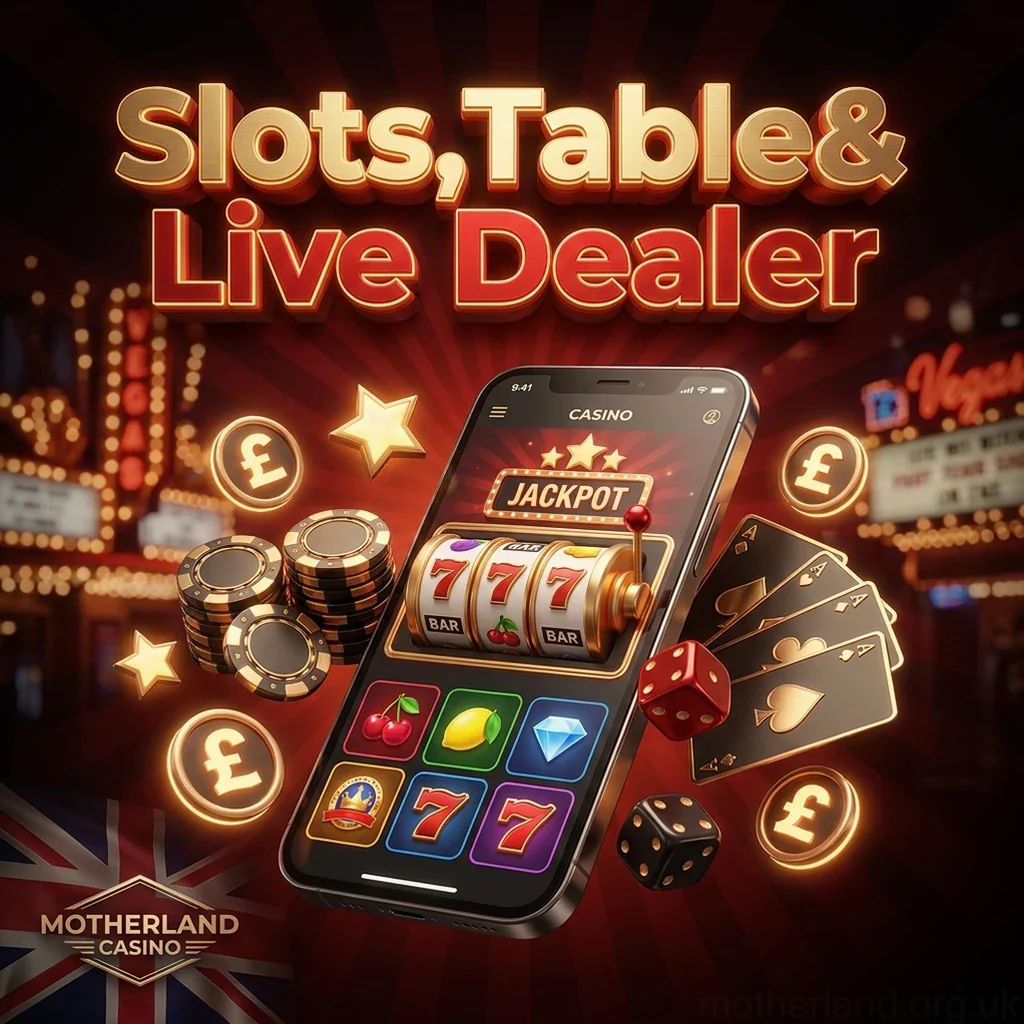 Slots, Table& Live Dealer